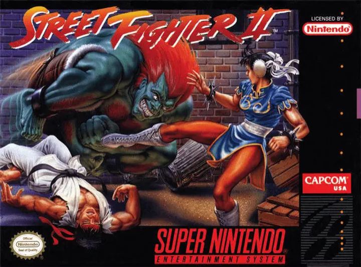 Street Fighter II Super Nintendo cover GIG