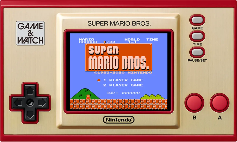 Game & Watch Super Mario Bros. celebrativo pubblicato da Nintendo nel 2020
