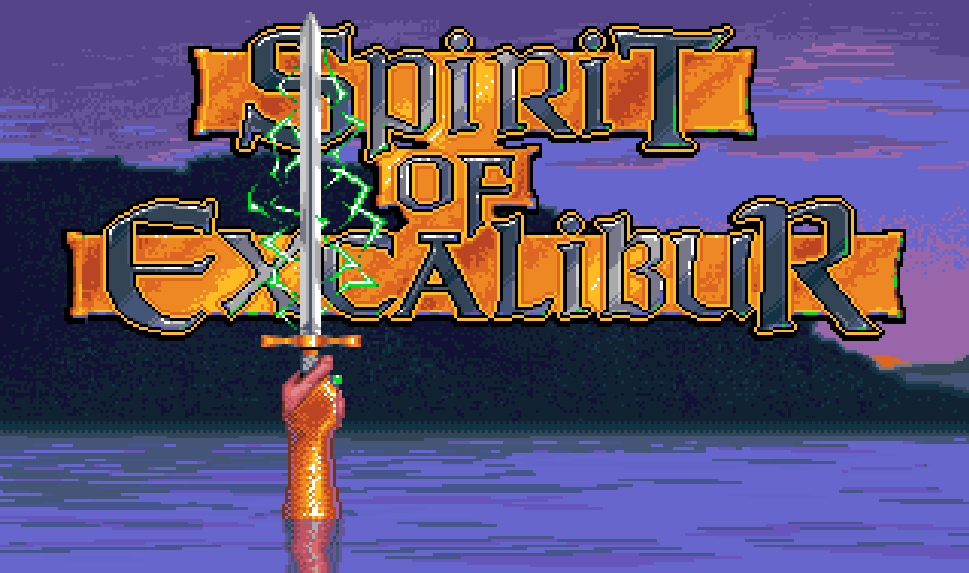 Schermata gestionale di Spirit of Excalibur con nomi dei personaggi e truppe in italiano.
