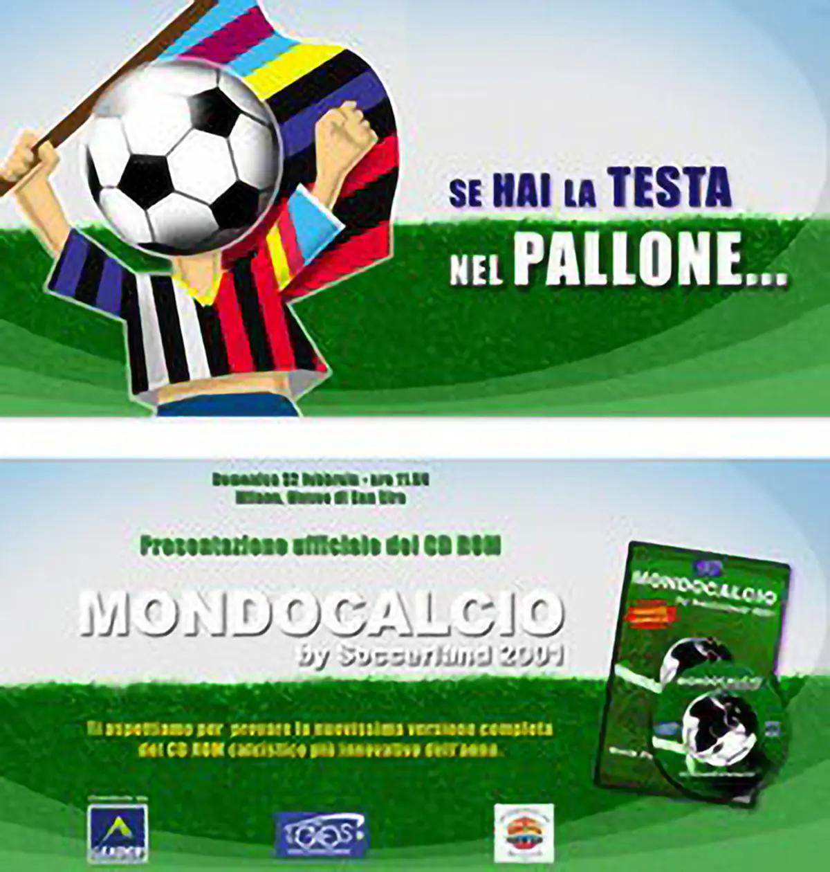 Schermata promozionale di Mondo Calcio prodotto da LogosTV.