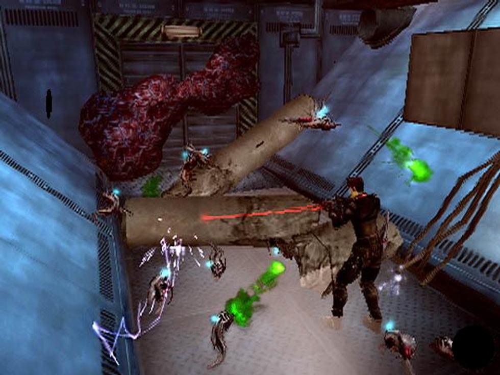 una scena del gioco Extermination