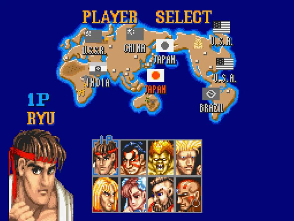 Street Fighter II Super Nintendo