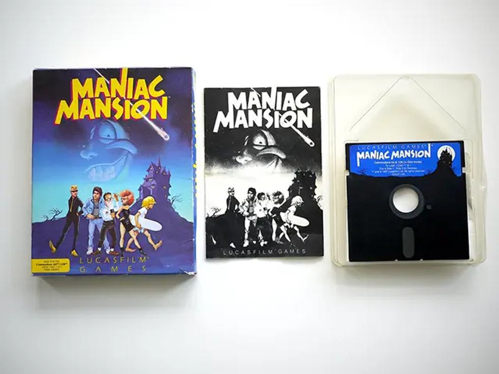 Maniac Mansion Commodore 64 versione disco