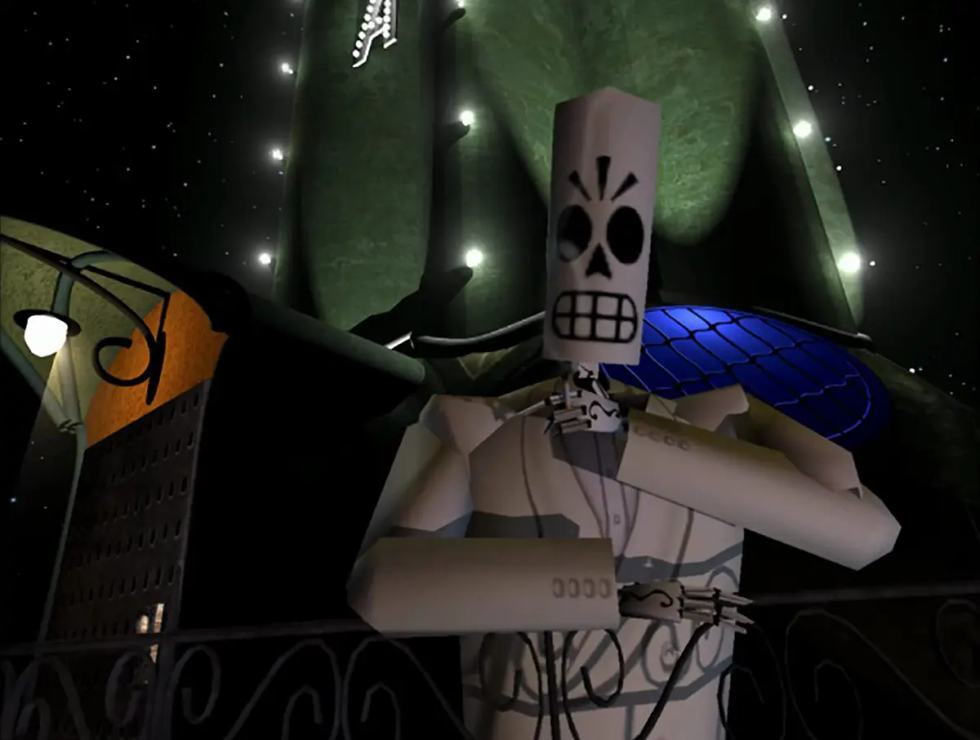Manny Calavera in Grim Fandango by LucasArts