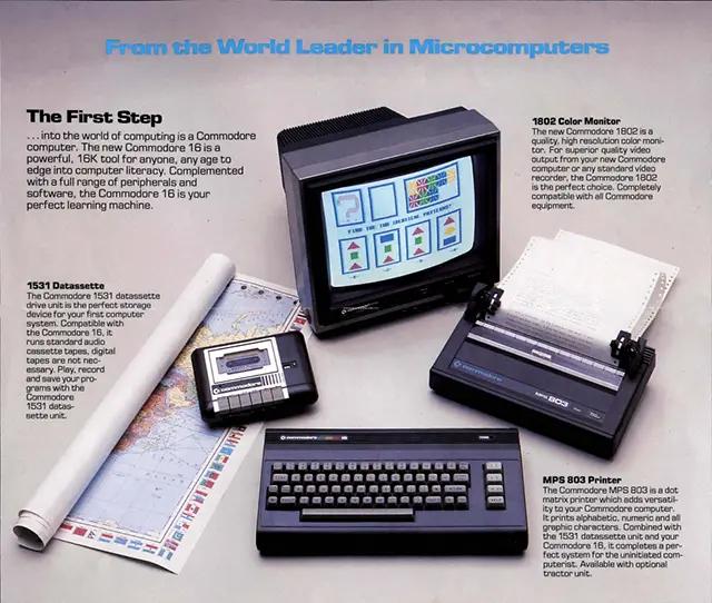 Commodore PET VIC 20 commodore 16 commodore 128