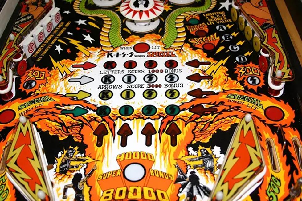 kiss pinball bally