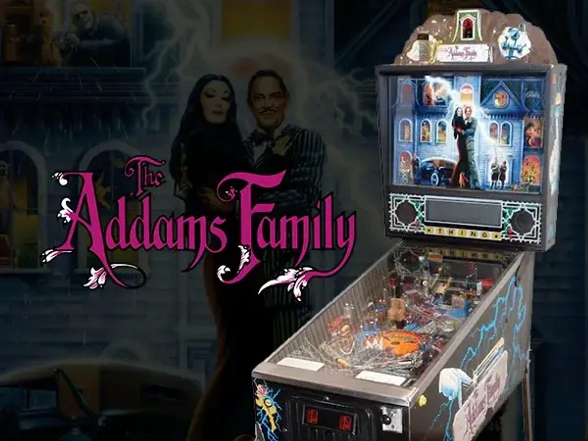 The Addams Family Flipper Pinball Bally