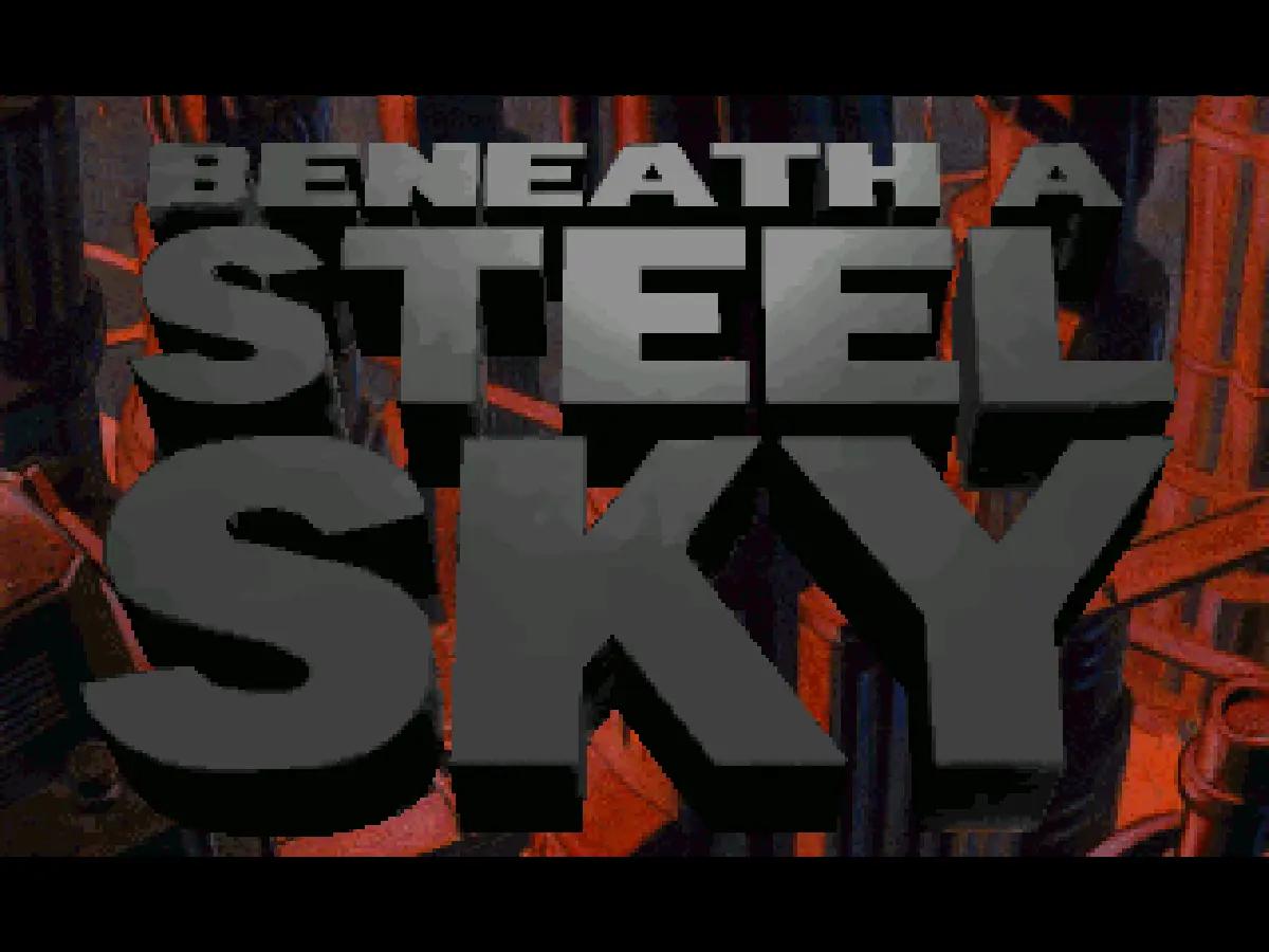 Schermata di Beneath a Steel Sky, avventura grafica cyberpunk di Revolution Software ambientata a Union City