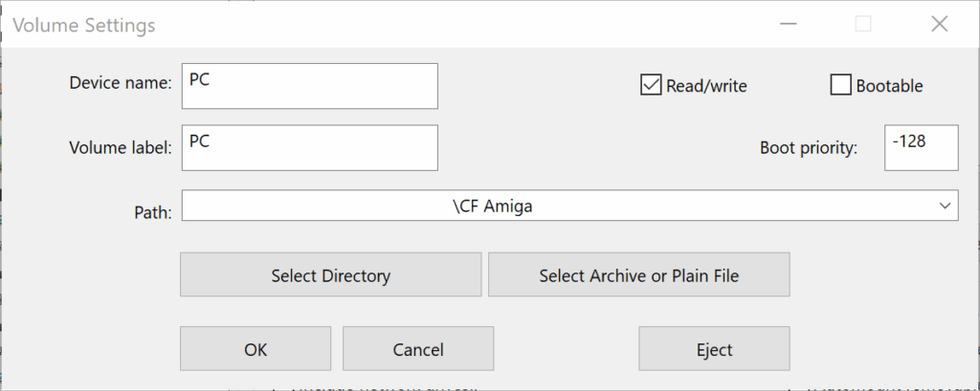 Amiga Compact Flash Hard Disk
