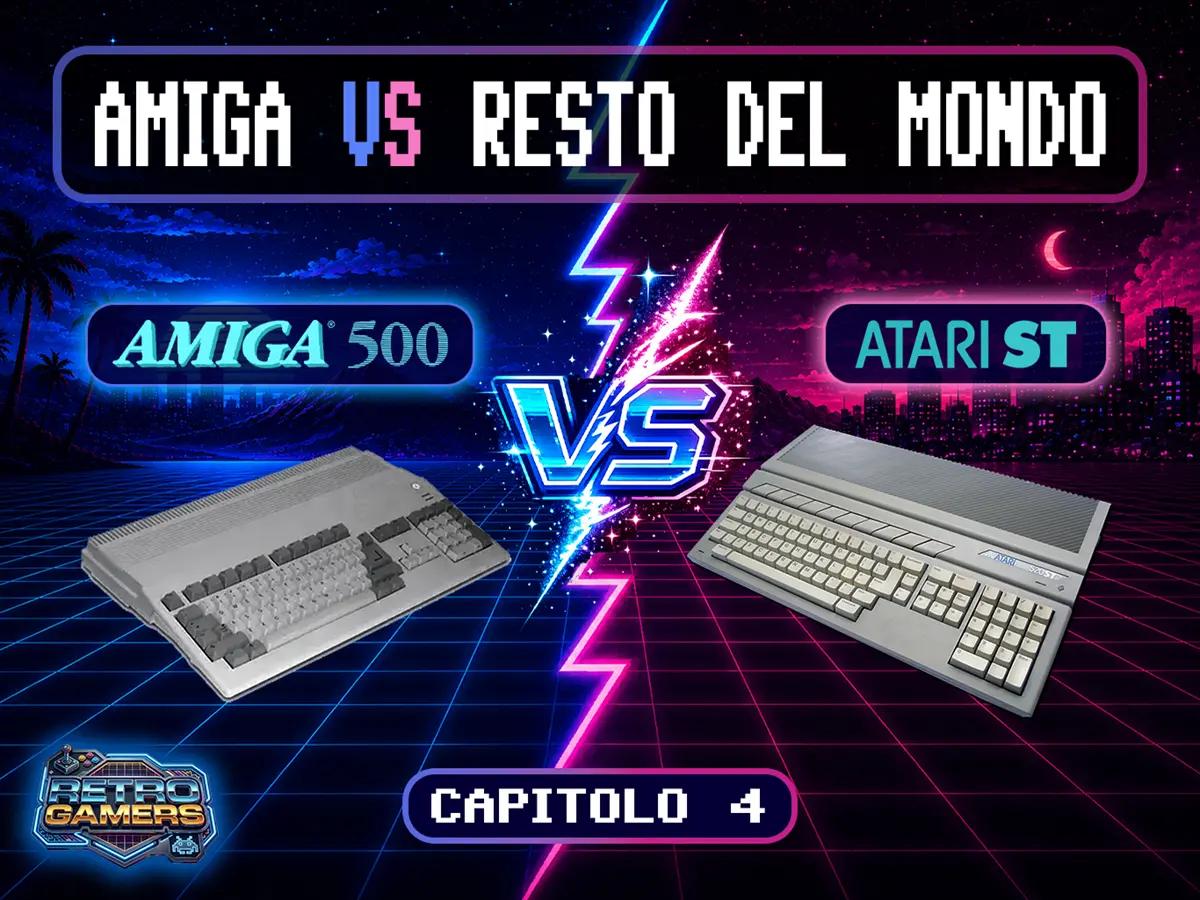 Copertina dello speciale Amiga vs resto del mondo dedicato al confronto tra Amiga 500 e Atari ST.
