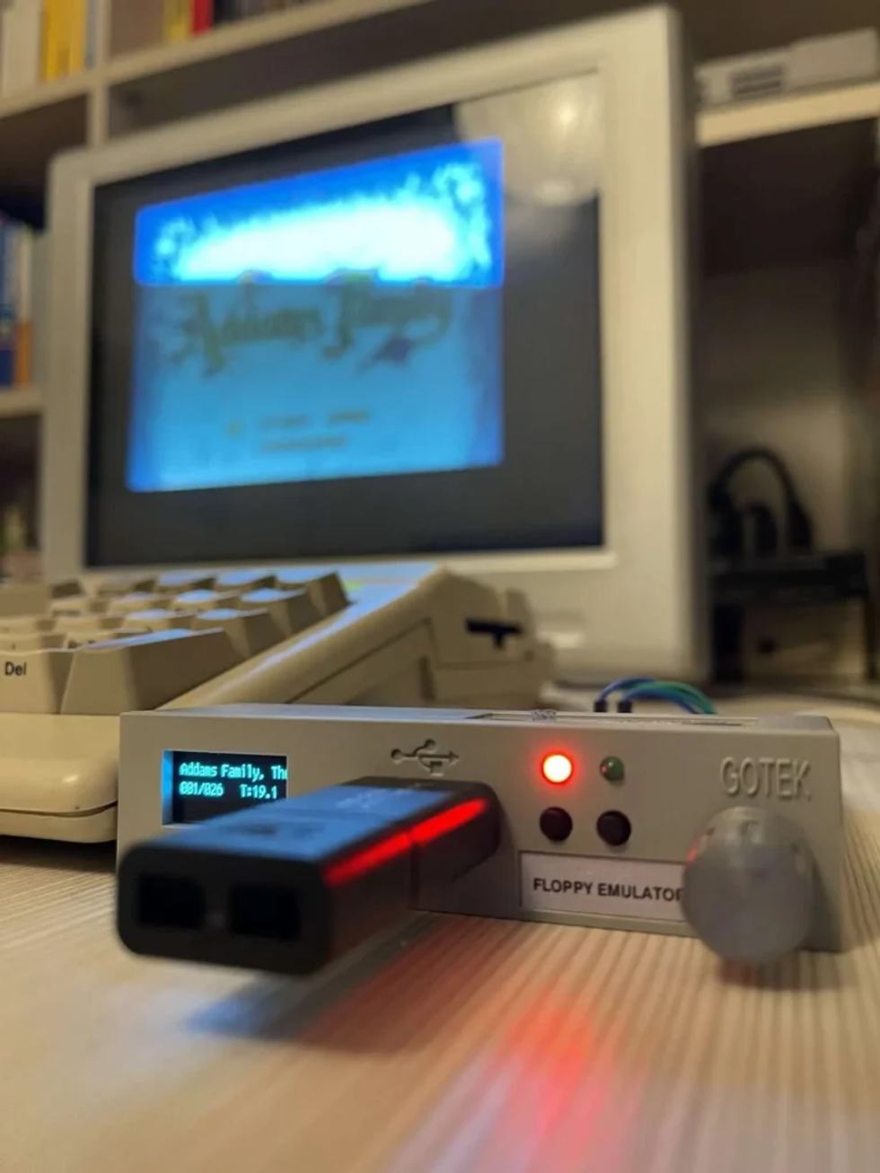 Gotek Amiga DF0 esterno