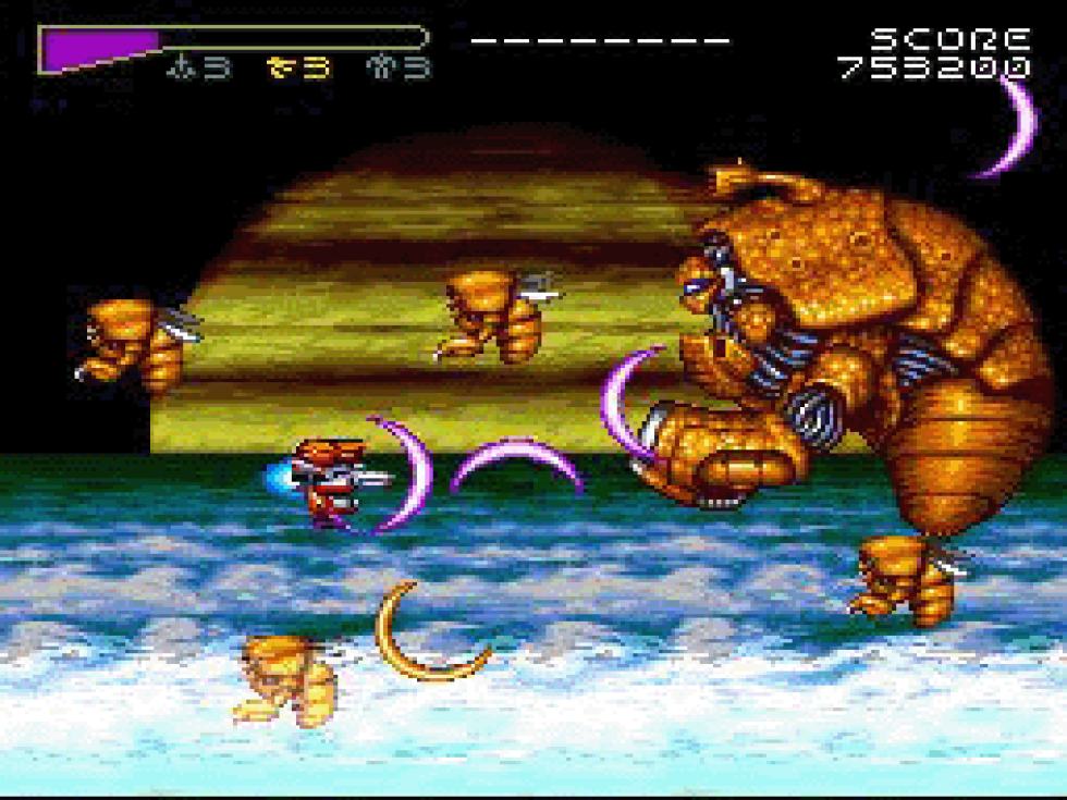 Combattimento in Macross Scrambled Valkyrie su Super Famicom