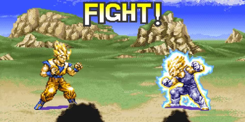 Goku e Vegeta pronti a battersi