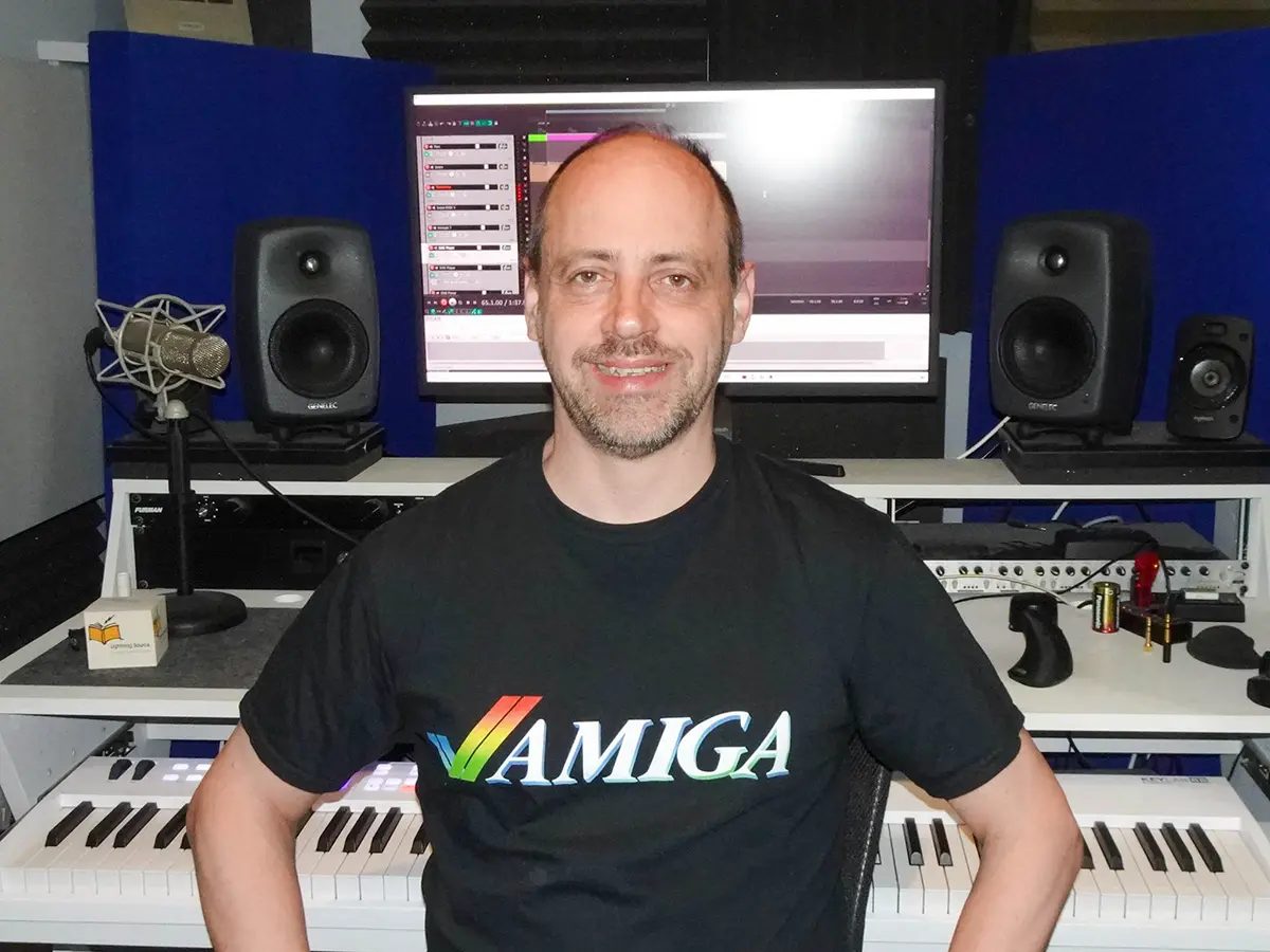 Allister Brimble, compositore di numerose colonne sonore per Amiga e videogiochi Team17