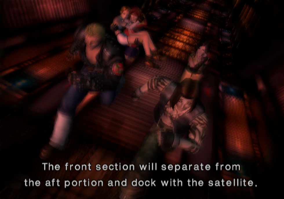 Una cutscene da The Bouncer