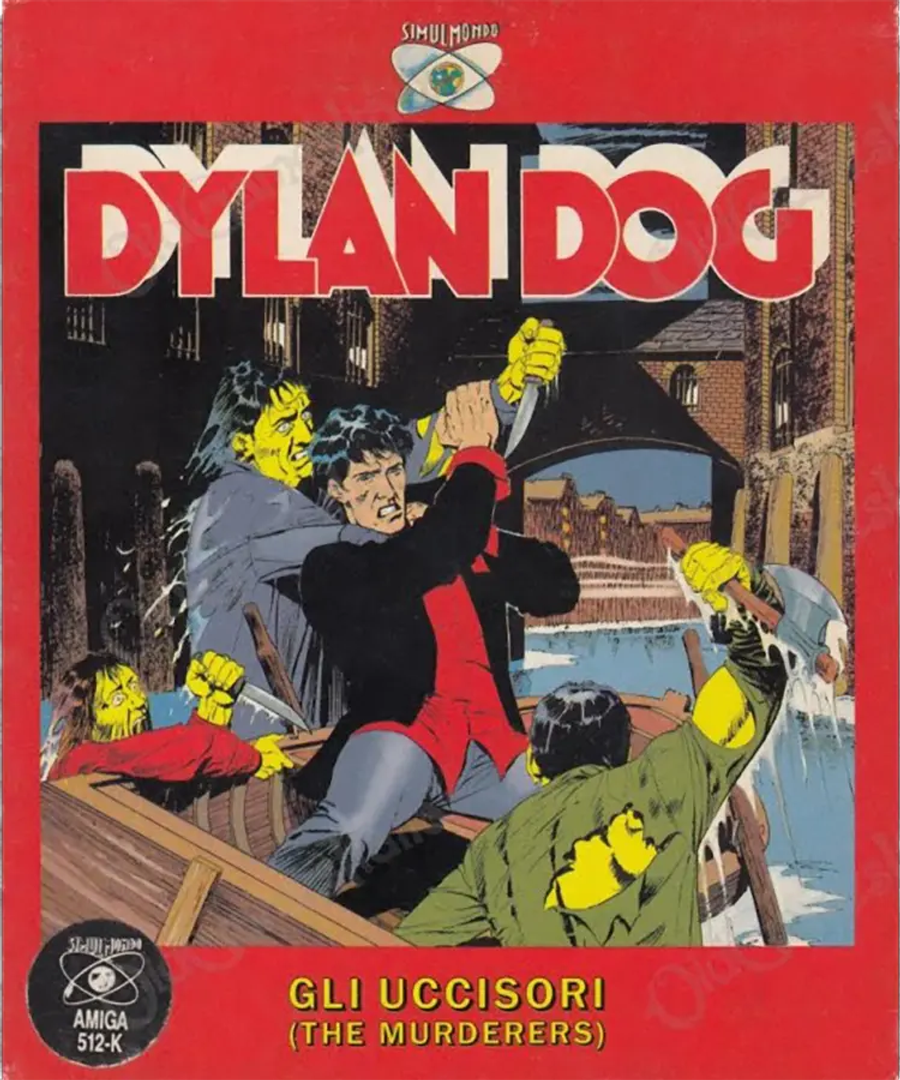 Copertina dell'albetto di Dylan Dog legato a Gli Uccisori di Simulmondo