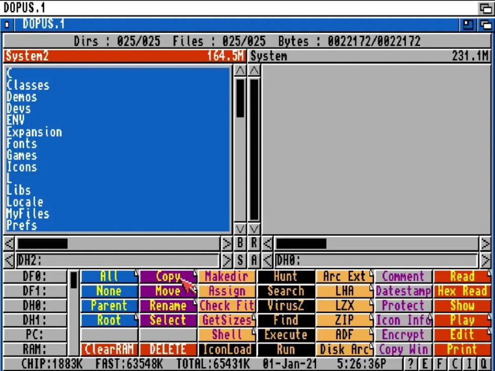 Amiga Compact Flash Hard Disk