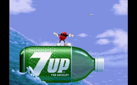 Cool Spot title Super Nintendo screen