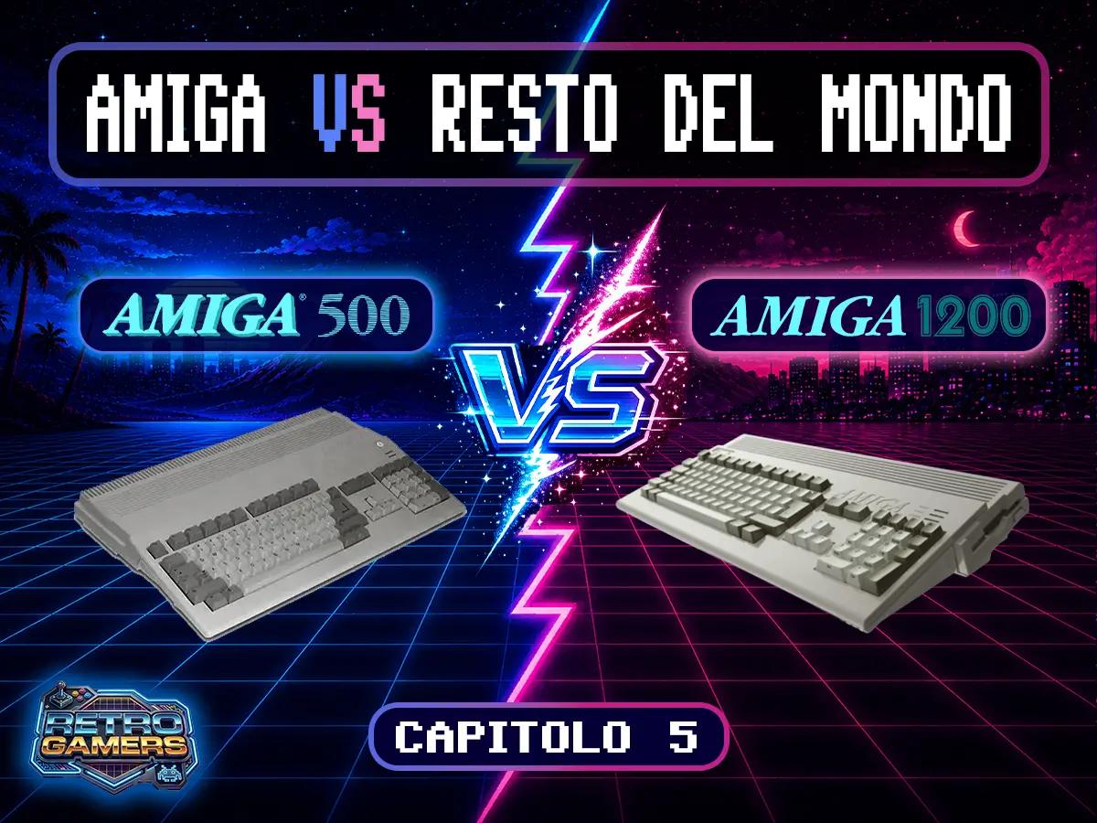 Copertina dello speciale Amiga vs resto del mondo dedicato al confronto tra Amiga 500 e Amiga 1200.