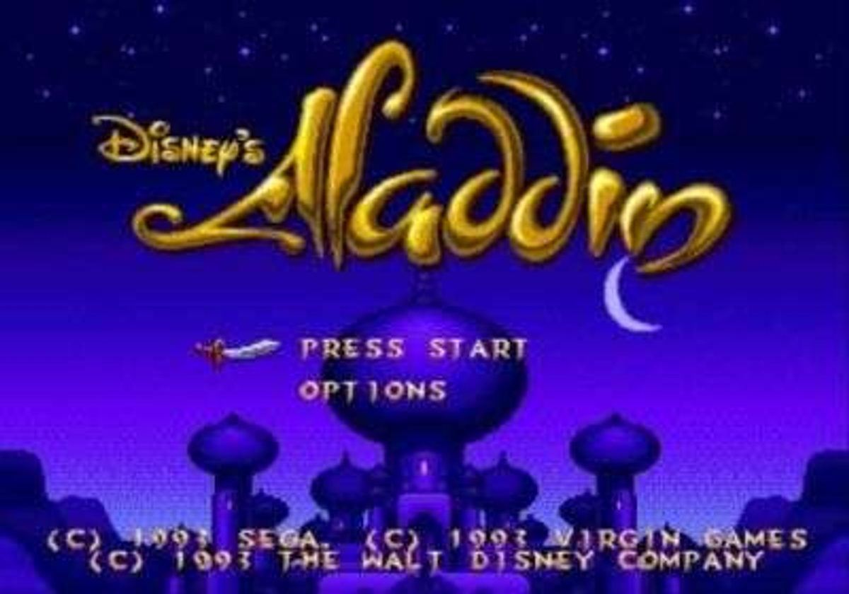 Aladdin Mega Drive Virgin