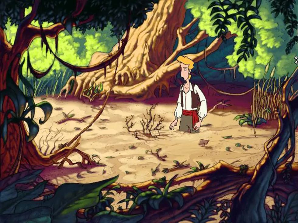 Guybrush Threepwood in The Curse of Monkey Island