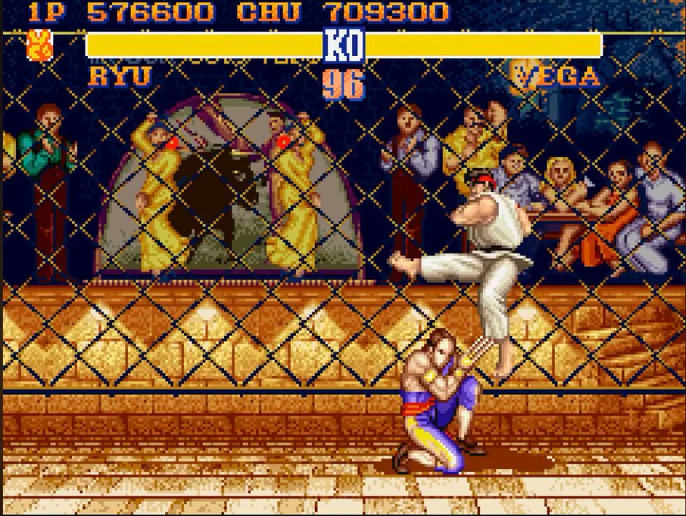 Street Fighter II Super Nintendo Ryu Vega