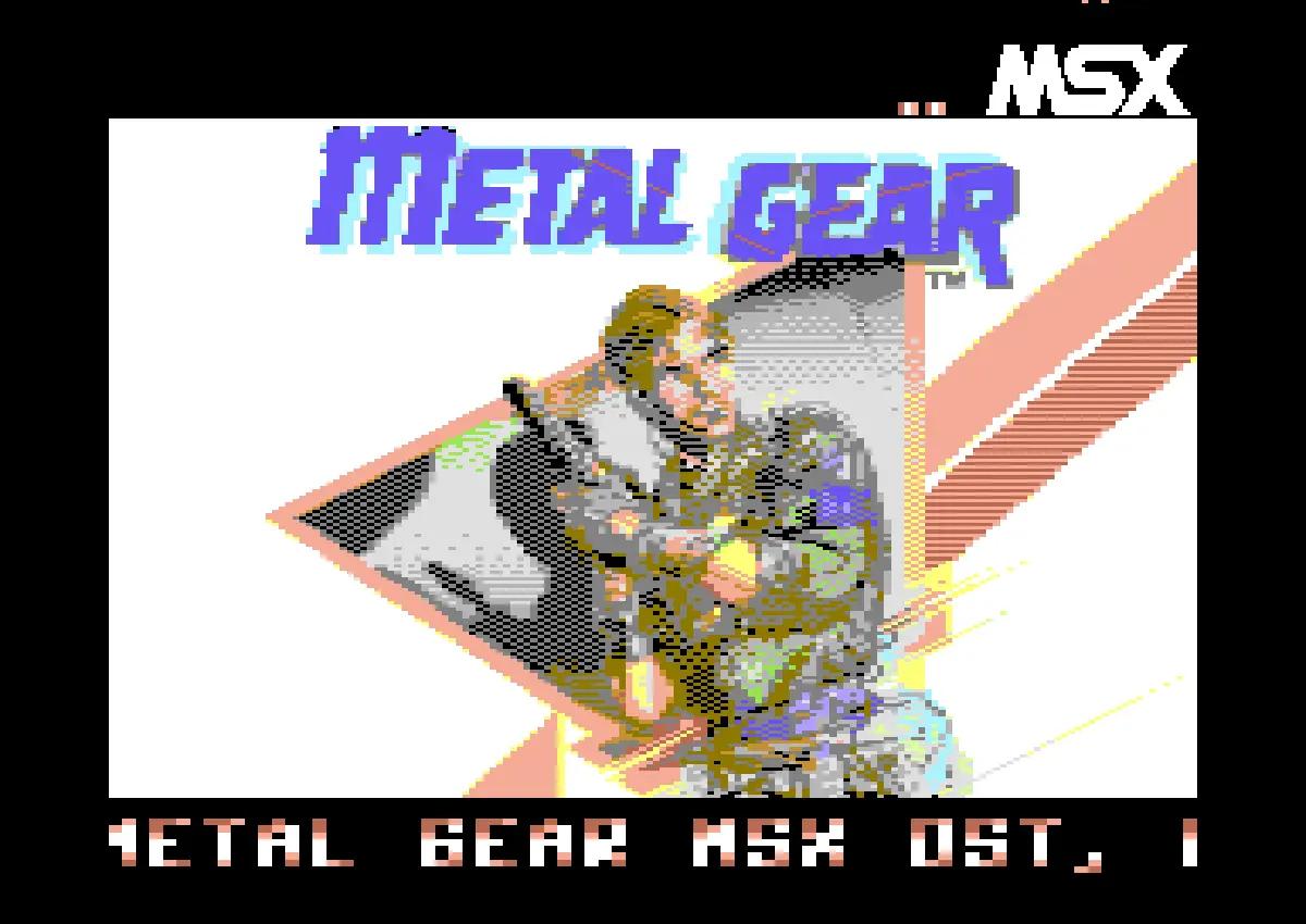 Metal Gear MSX Konami Hideo Kojima