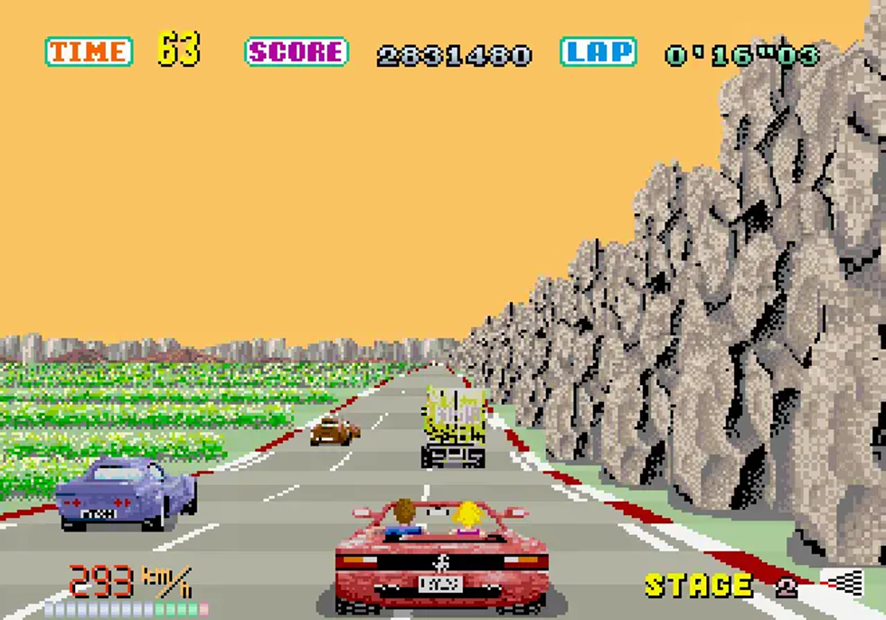 OutRun Sega System 16