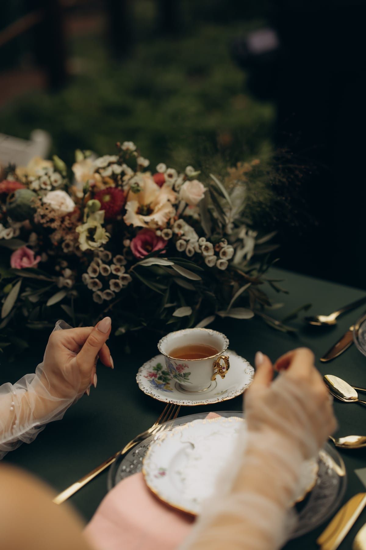Wedding · Centrepiece detail