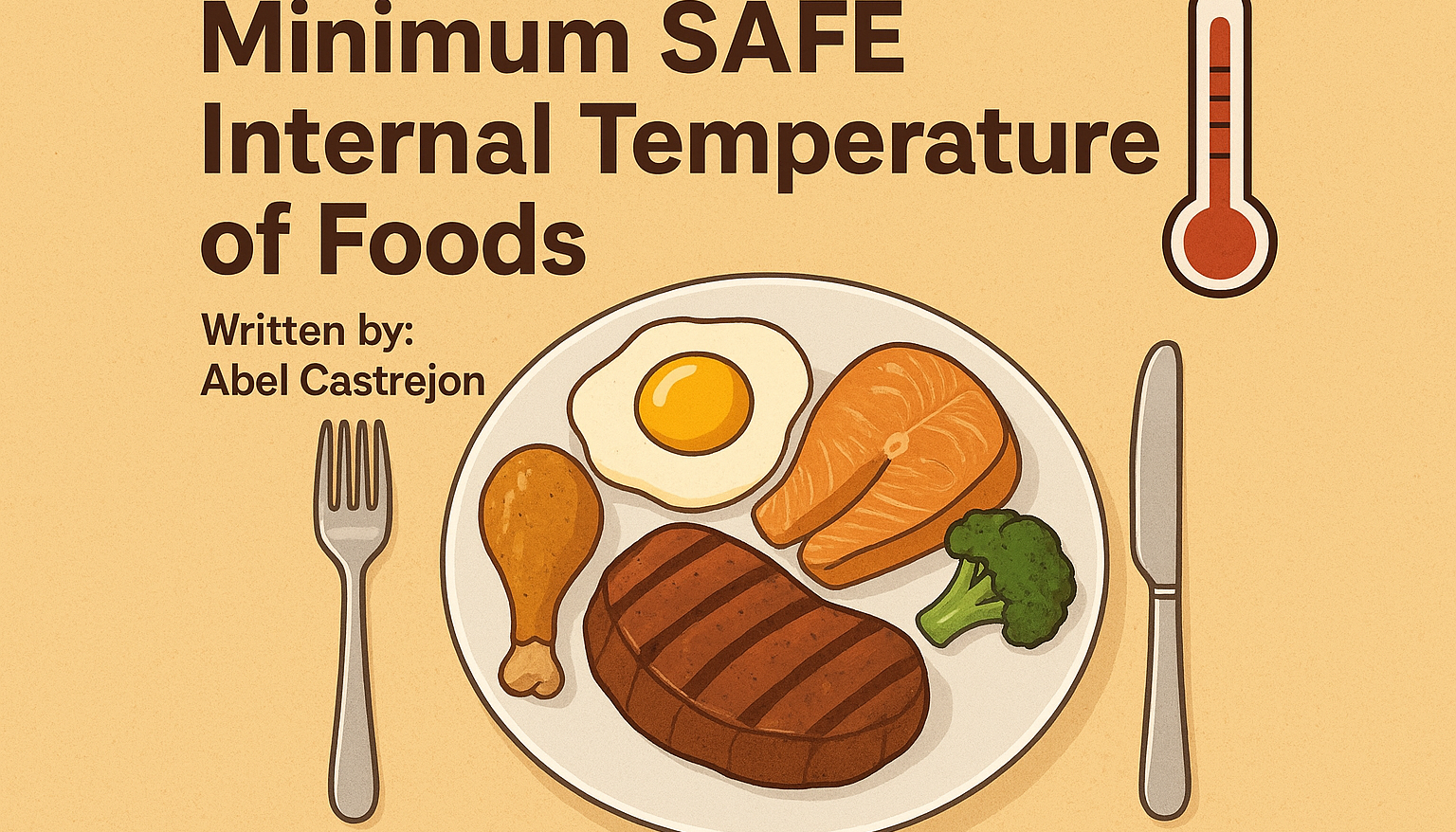 Minimum SAFE Internal Temperatures of Foods