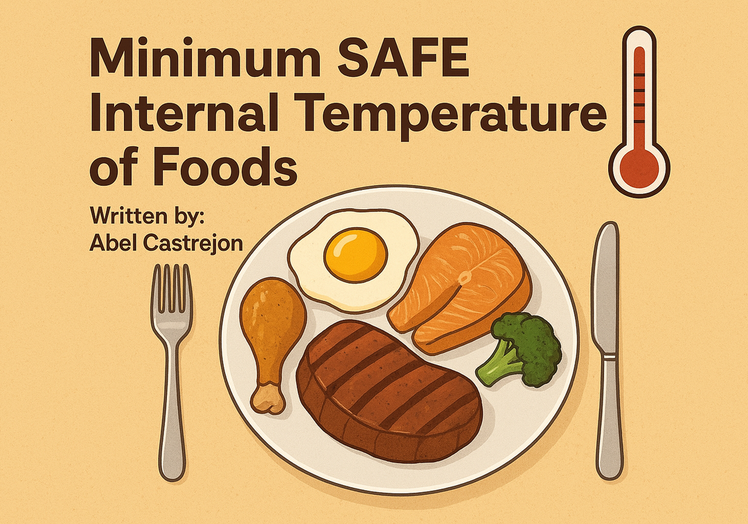 Minimum SAFE Internal Temperatures of Foods