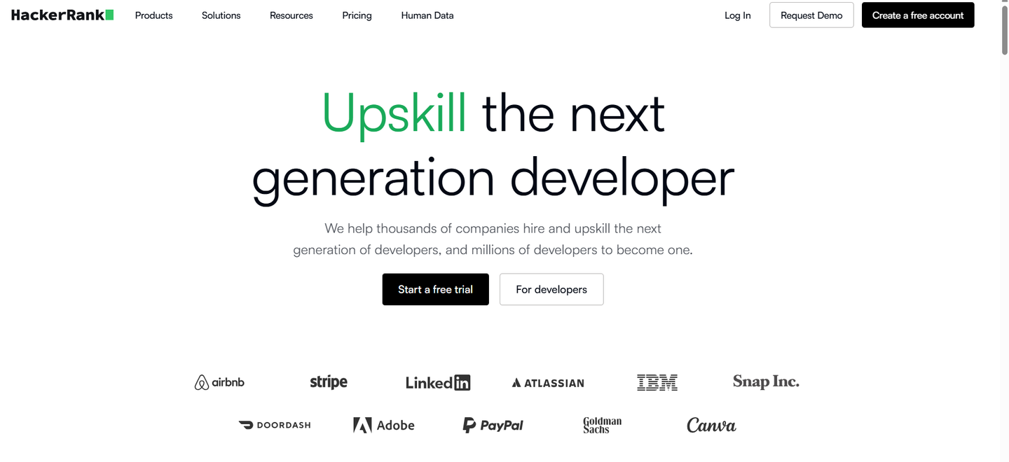 HackerRank website