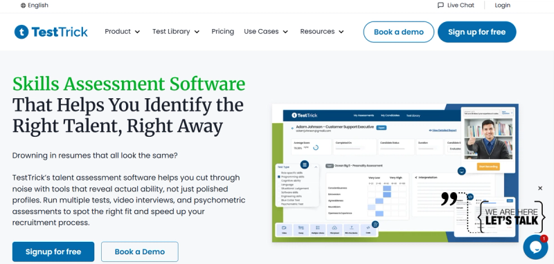 TestTrick's website