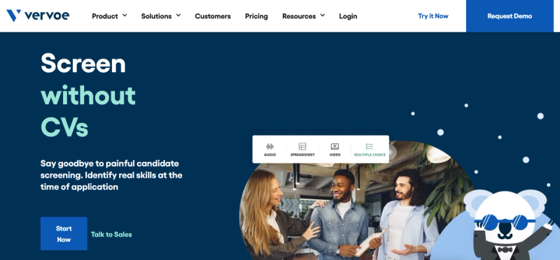 Vervoe-website