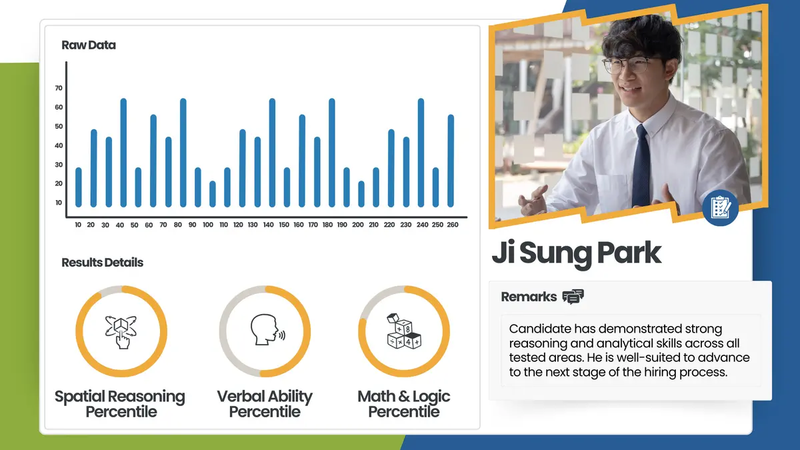 Cognitive ability tests in TestTrick