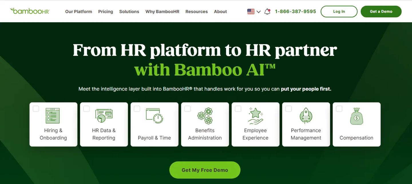 BambooHR Homepage