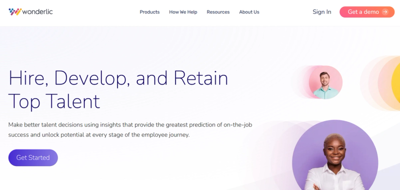 Wonderlic Select's website