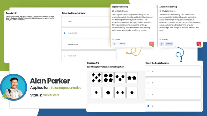 Situational judgment tests in TestTrick