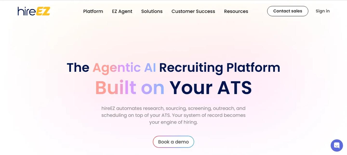 hire EZ homepage