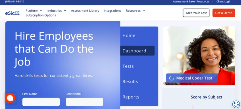eSkill's website