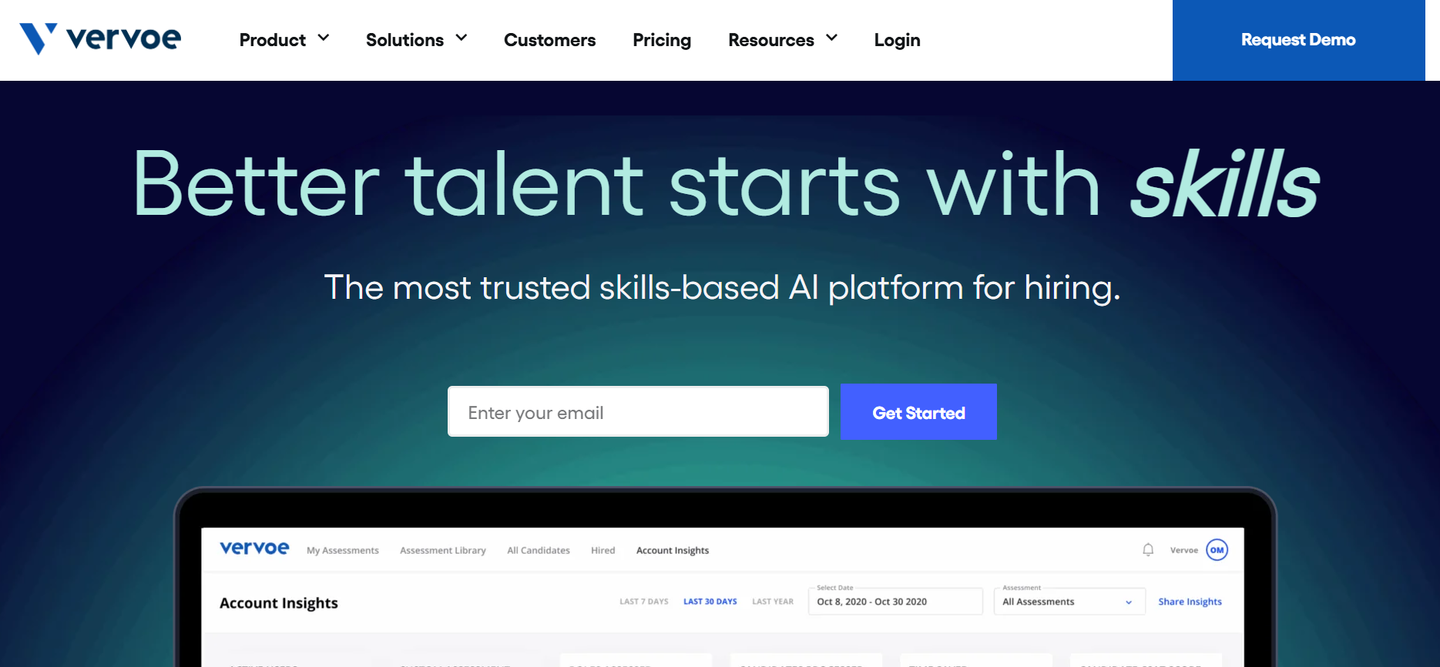 Vervoe website