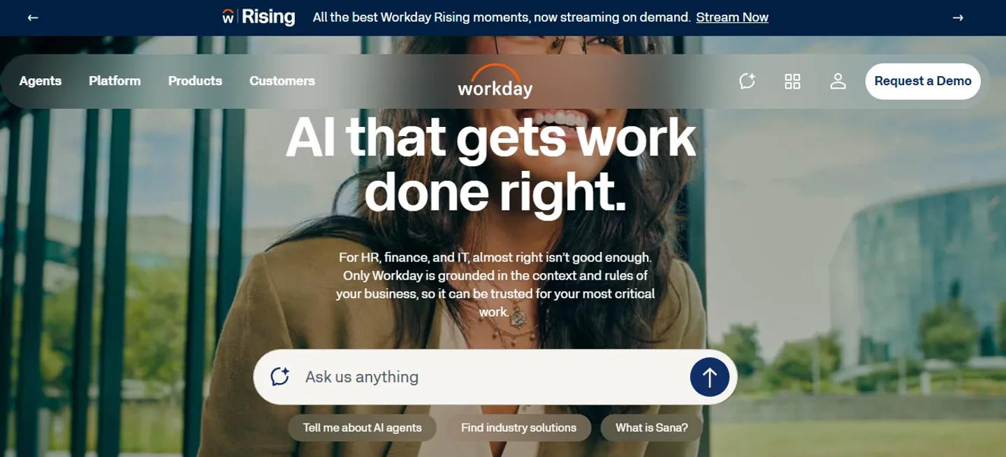 Workday Homepage