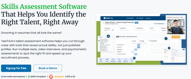 TestTrick-Best Proctoring Tool