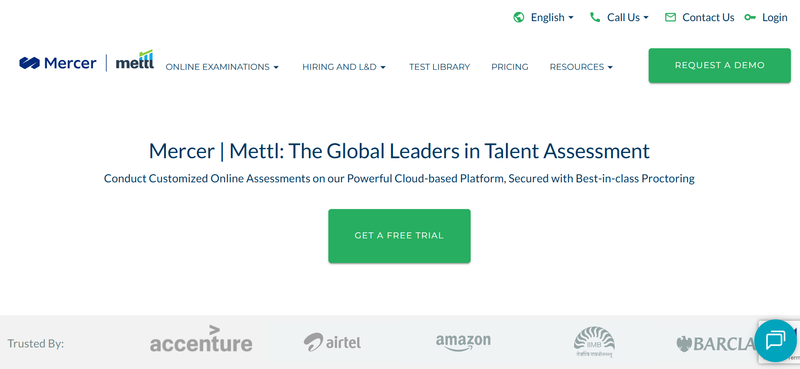 Mercer Mettl's website