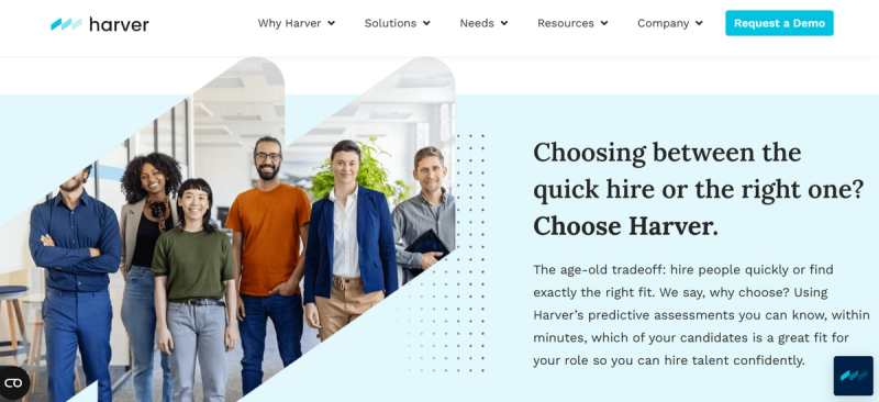 Harver's website