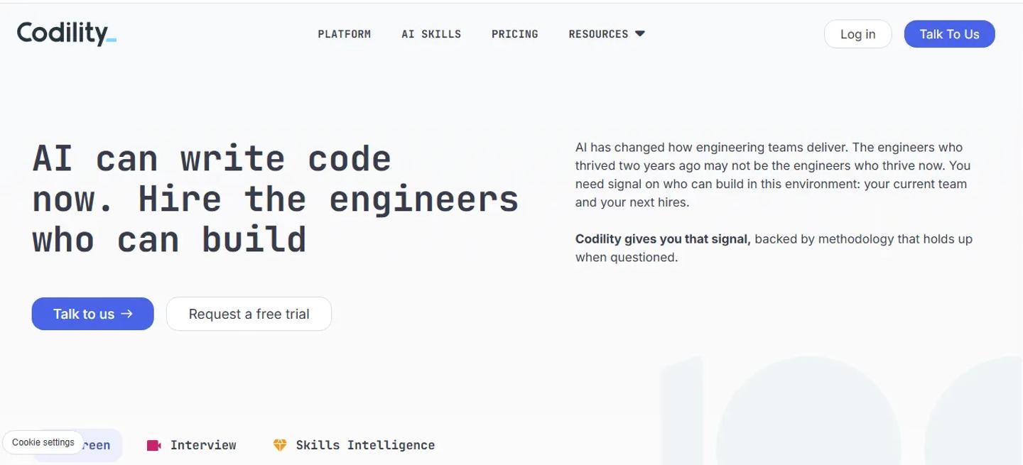 Codility Homepage