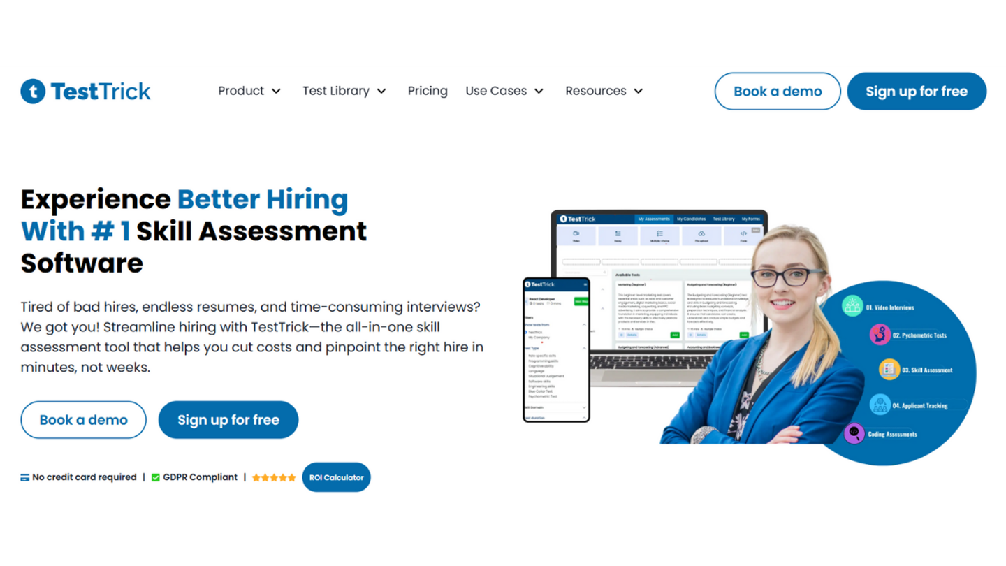 TestTrick-Best Hirvue Alternative