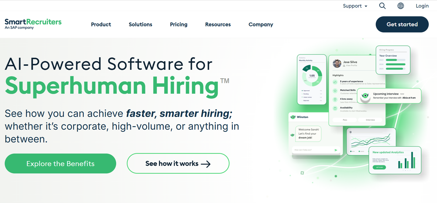 SmartRecruiters' website