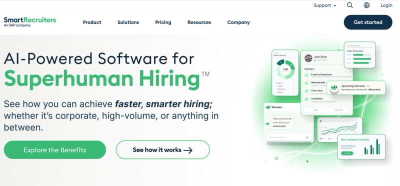 SmartRecruiters' website