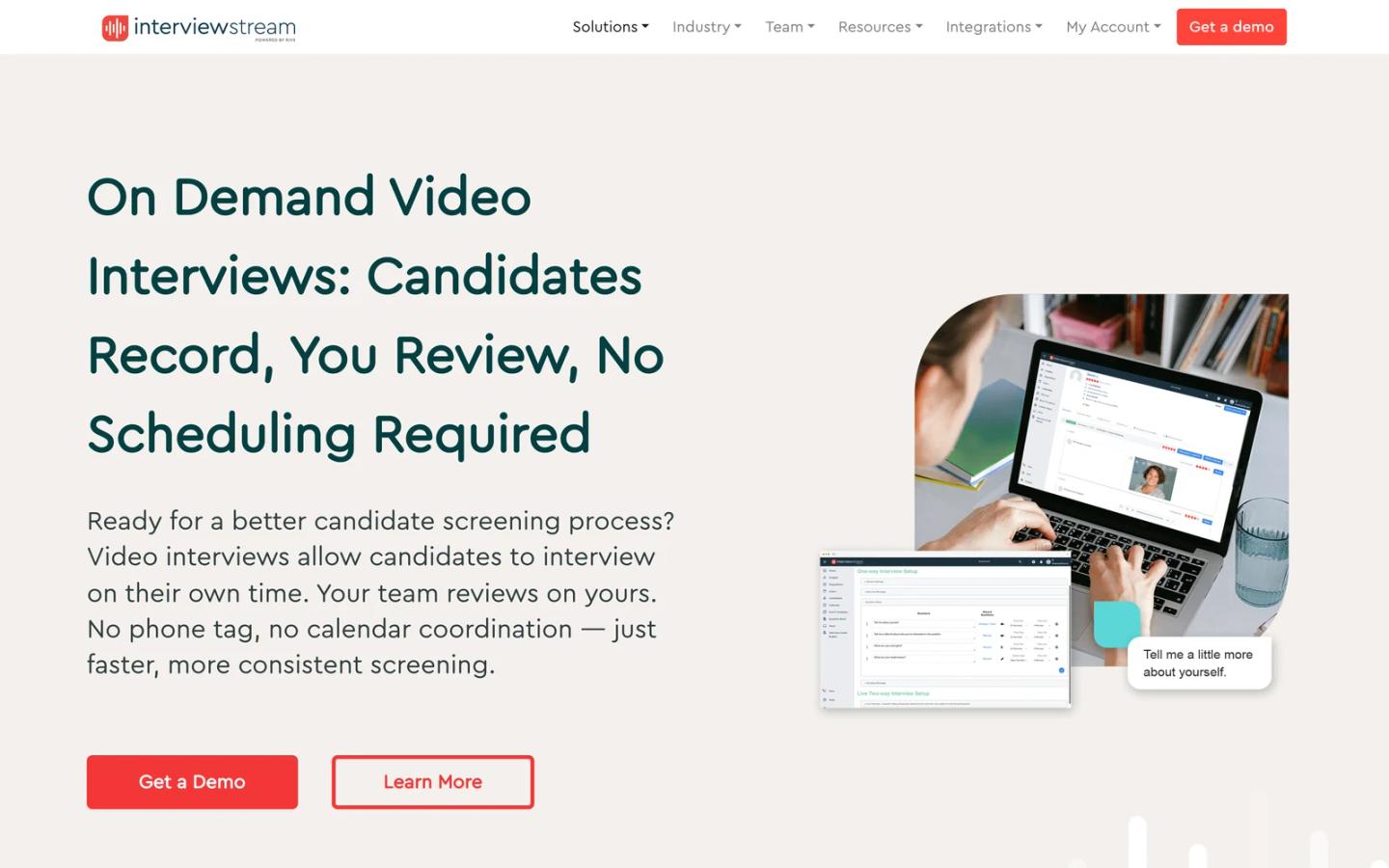 interviewstream homepage